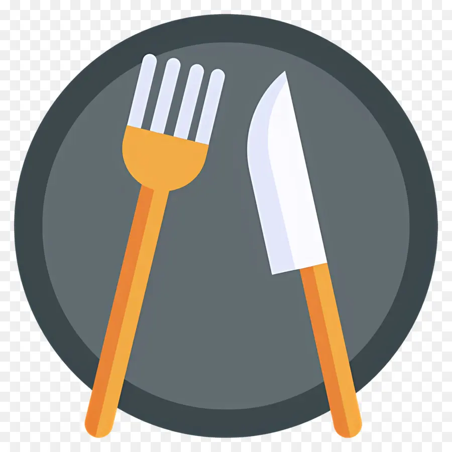 La Nourriture Logo，Couteau PNG
