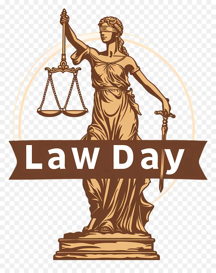 La Journée Du Droit，Statue De La Justice PNG