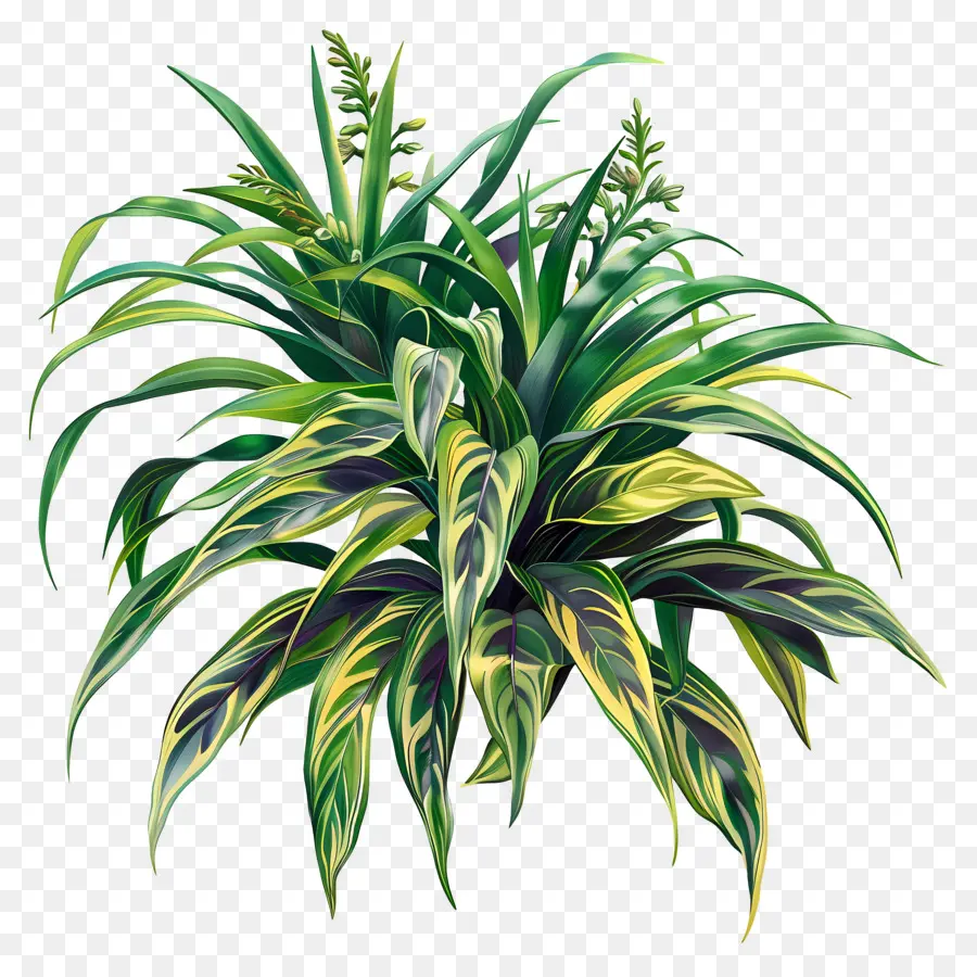Liriope Varié，Plante Verte PNG