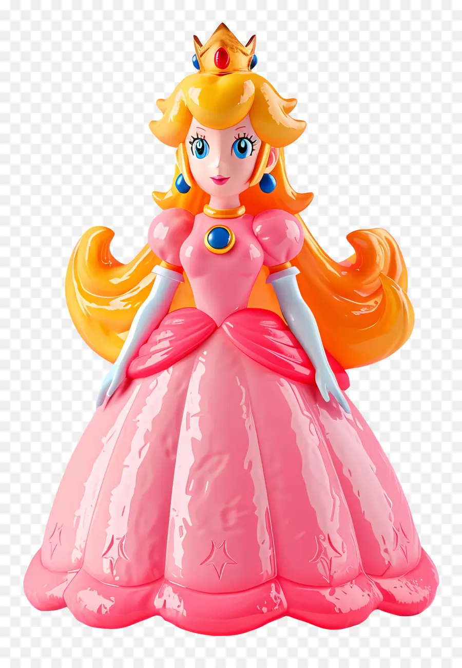 La Princesse Peach，Figurine De La Princesse PNG