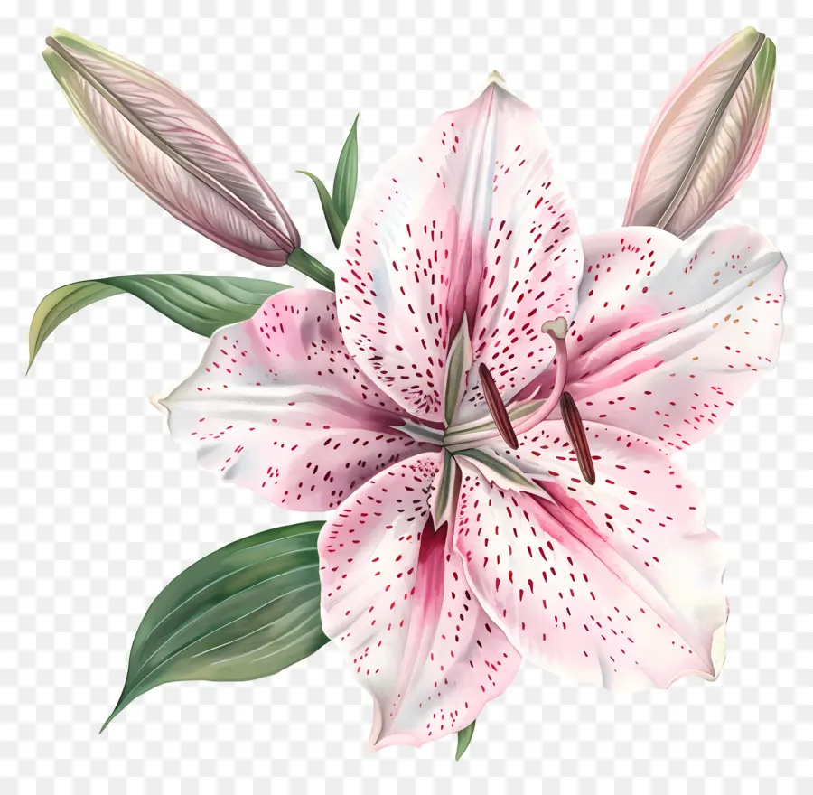 Fleur De Stargazer，Lily Rose PNG
