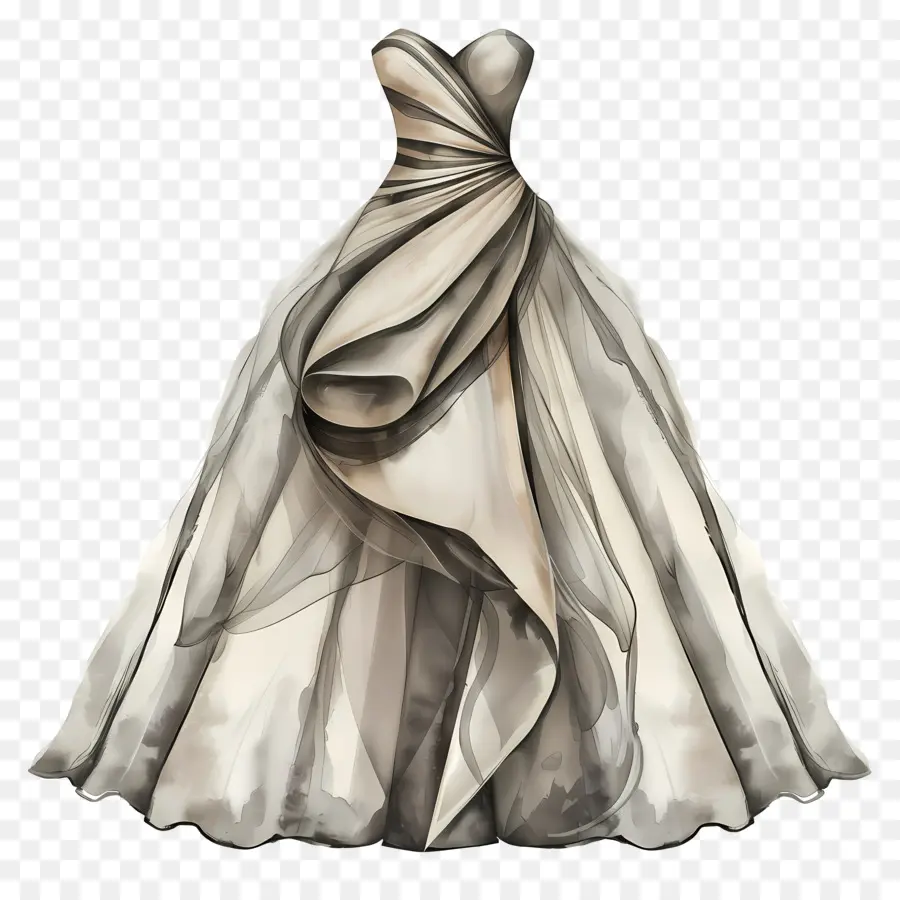 Robe De Mariée De Robe De Soirée，Robe De Mariage En Soie PNG