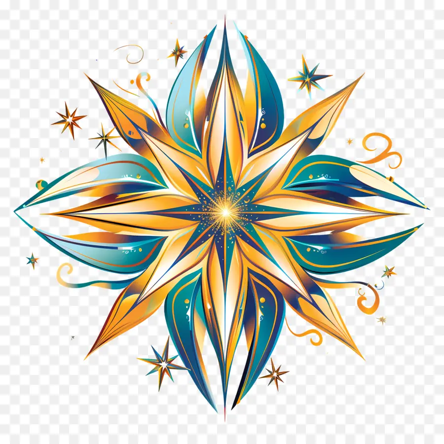 étoile Brillante，Starburst PNG