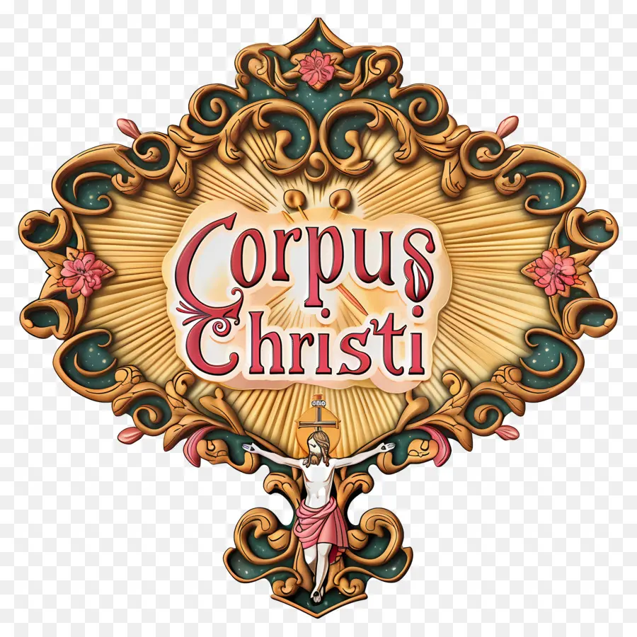 Le Corps Du Christ，Bordure Décorative PNG