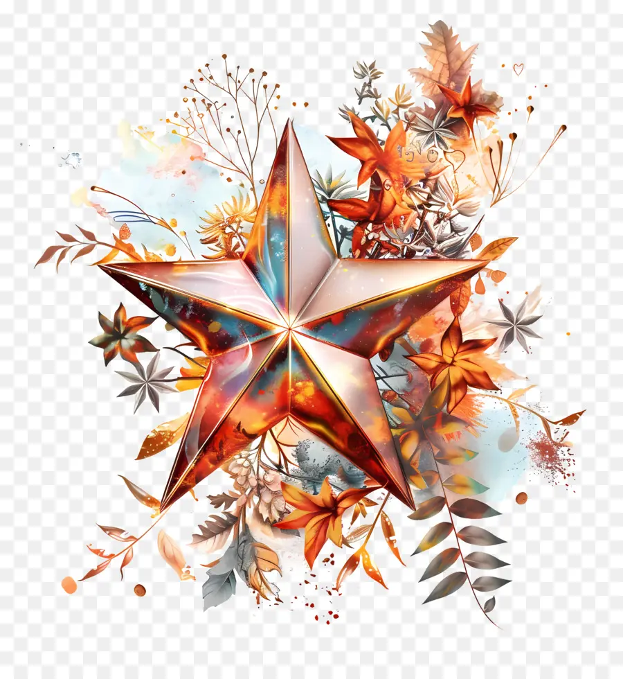 étoile Esthétique，Étoile D'or PNG