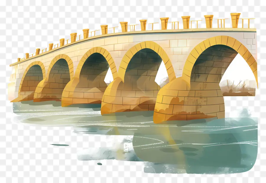 Pont En Arc，Old Stone Bridge PNG