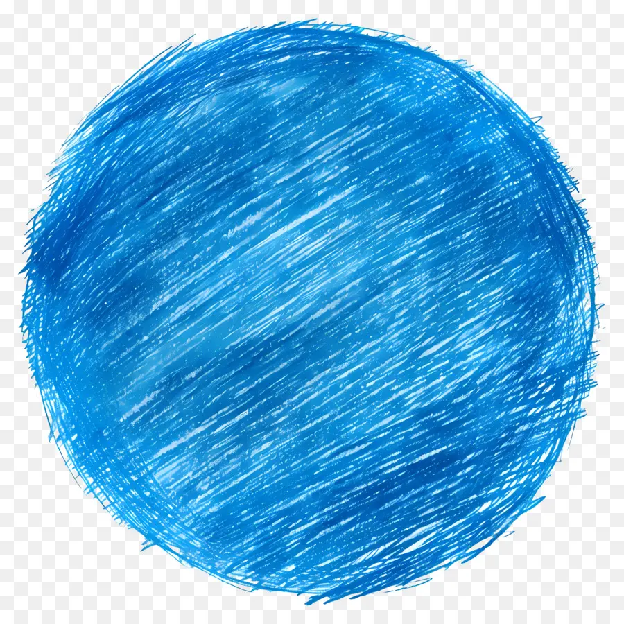 Cercle Bleu，La Peinture Blanche PNG