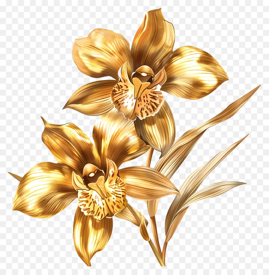 Or De Kinabalu，Fleur Dorée PNG