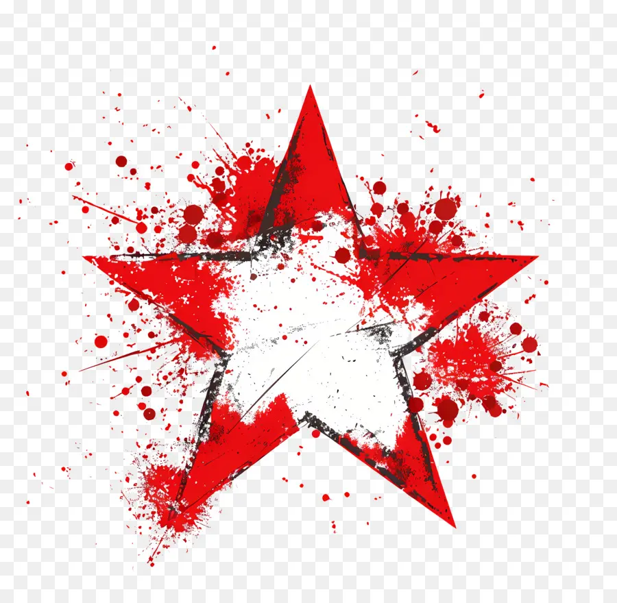 Le Red Star，Étoiles PNG