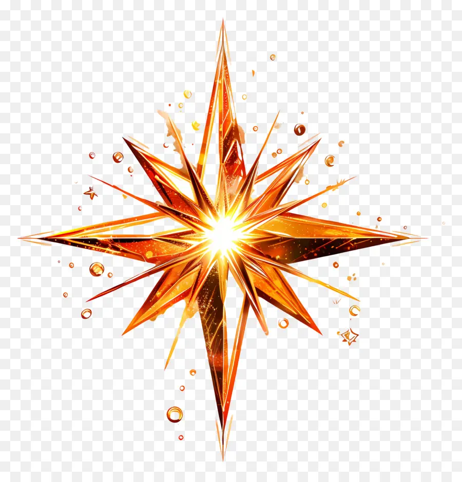 étoile Brillante，étoile D'or PNG