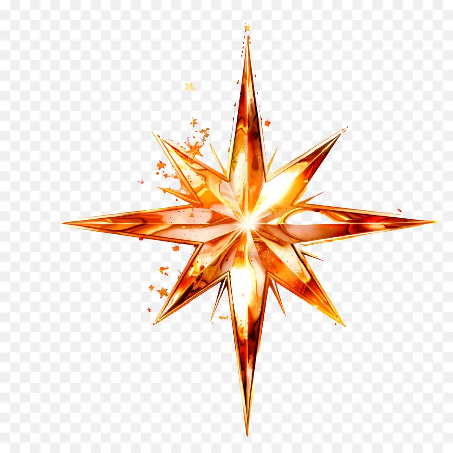 étoile Brillante，étoile D'or PNG