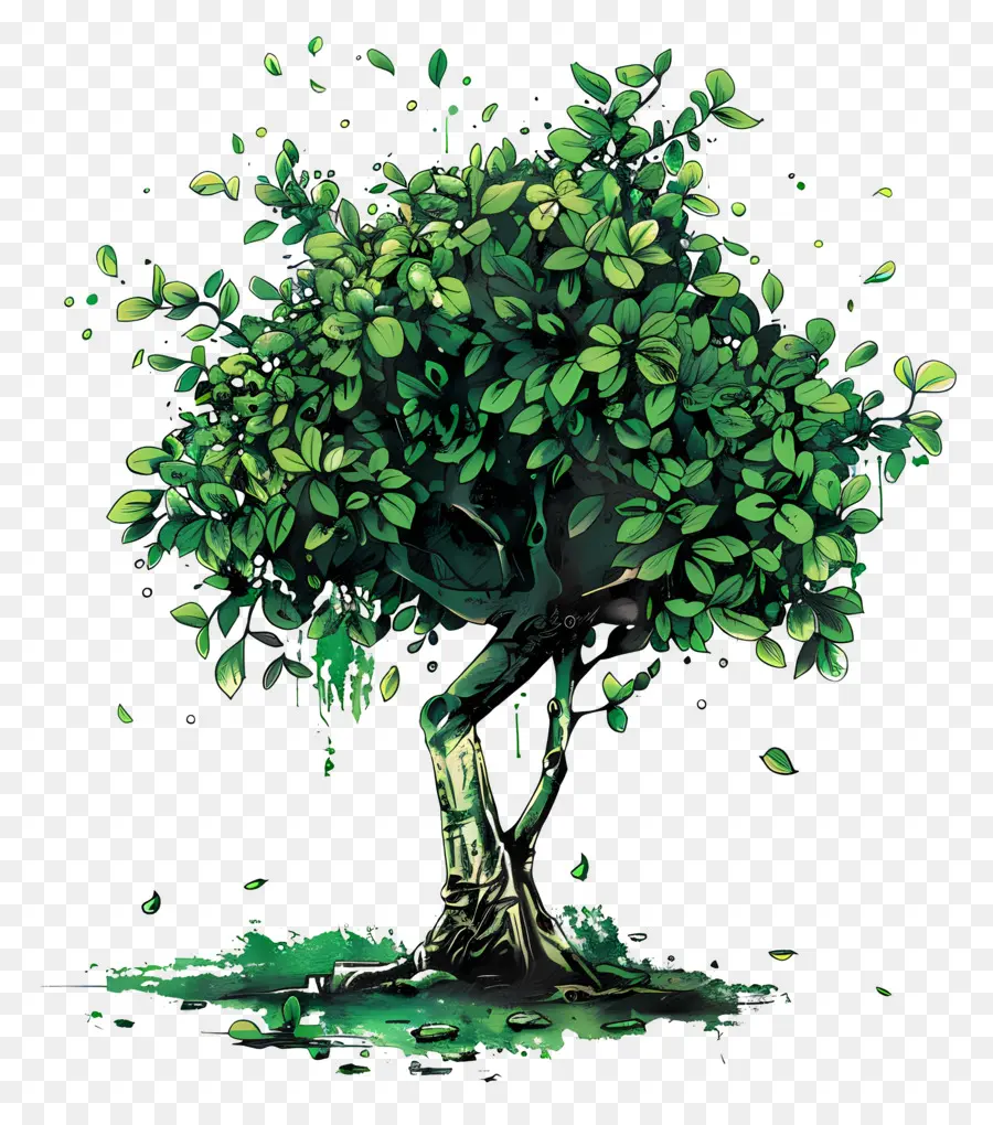 Arbre Vert，Feuilles PNG