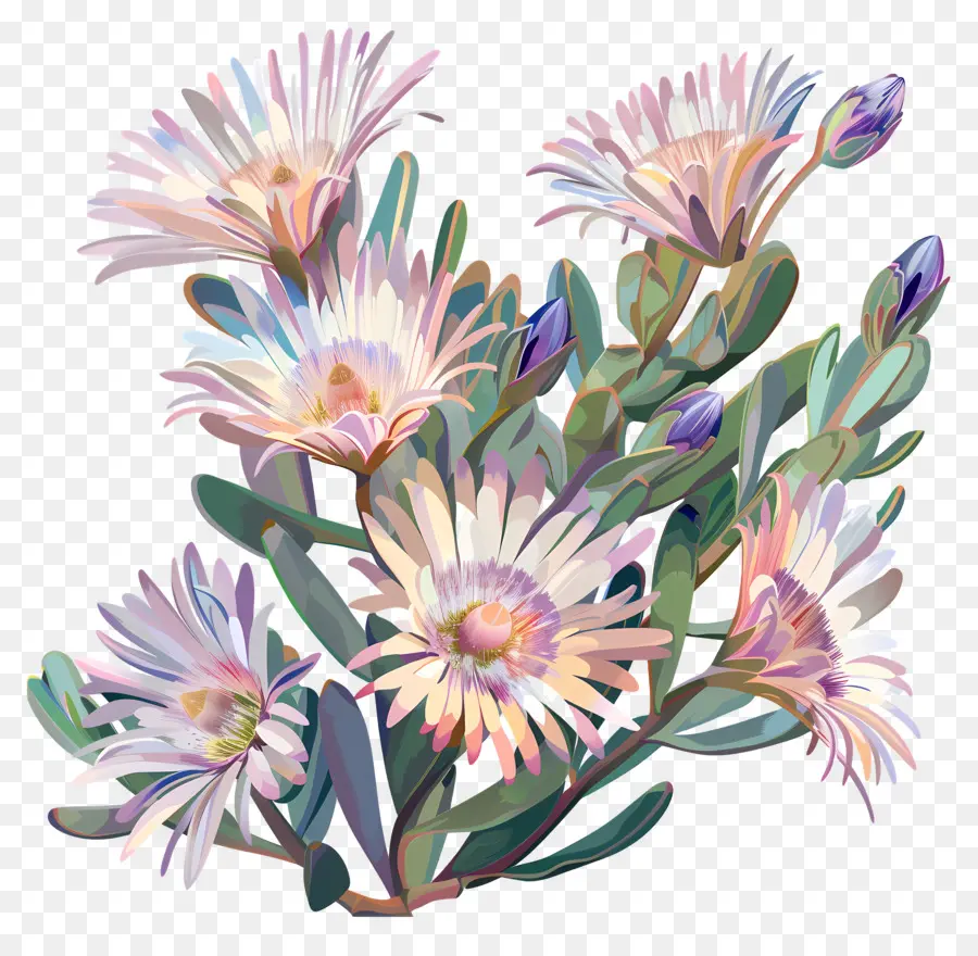 Fleur De La Plante Glaciaire，Delphiniums PNG