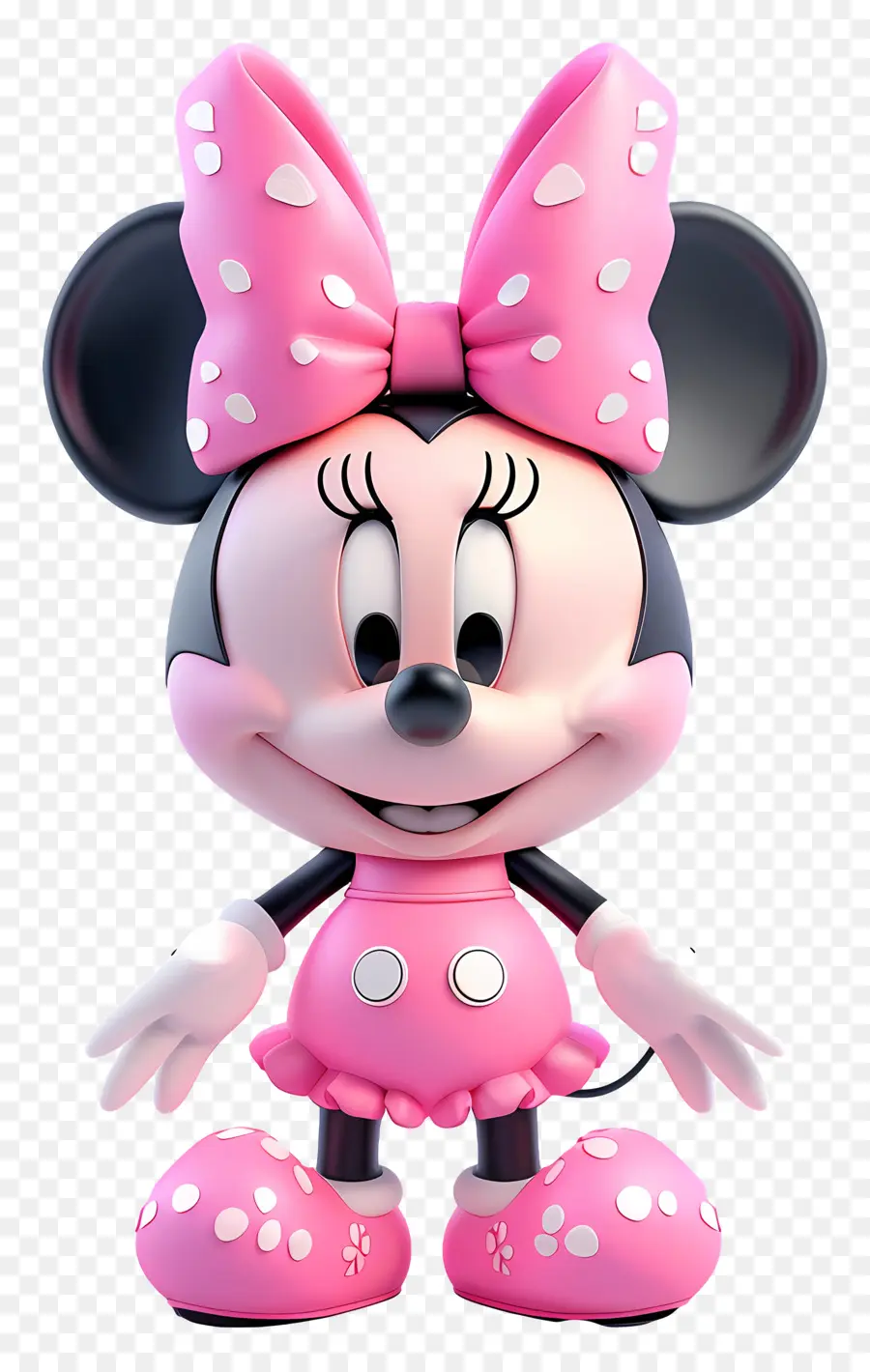 Mouse Minnie Rosa，Personnage De Dessin Animé PNG