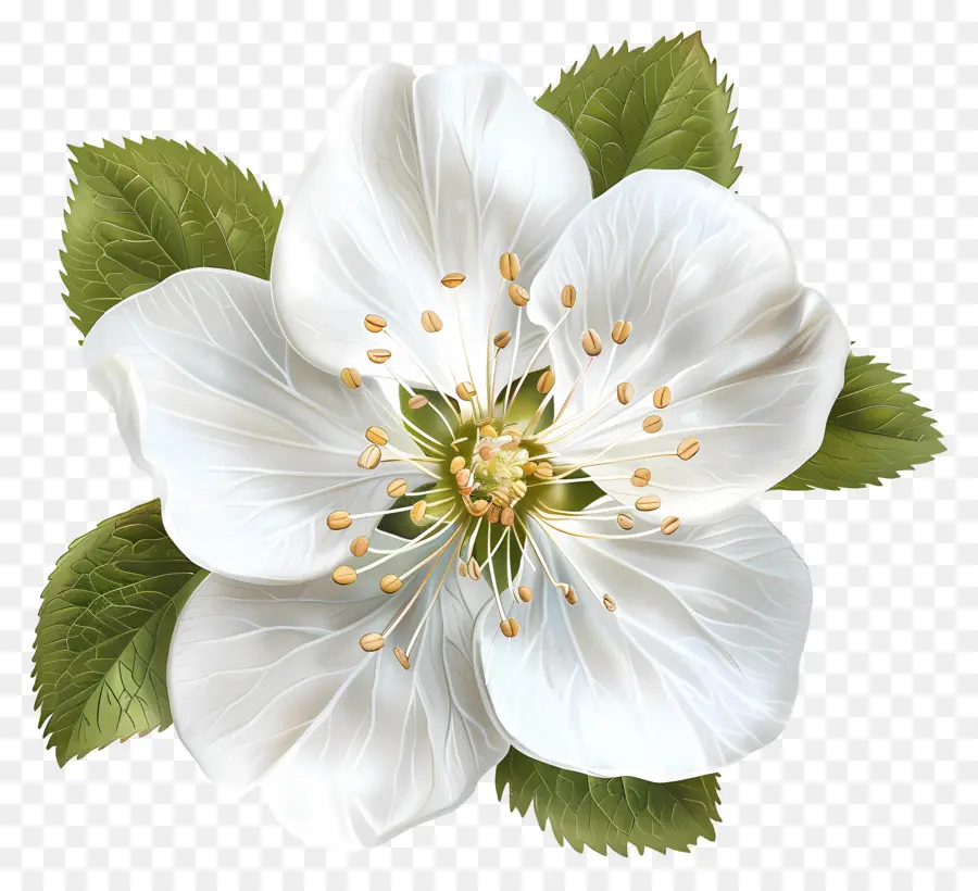 Fleur De L'aubépine，Fleur Blanche PNG
