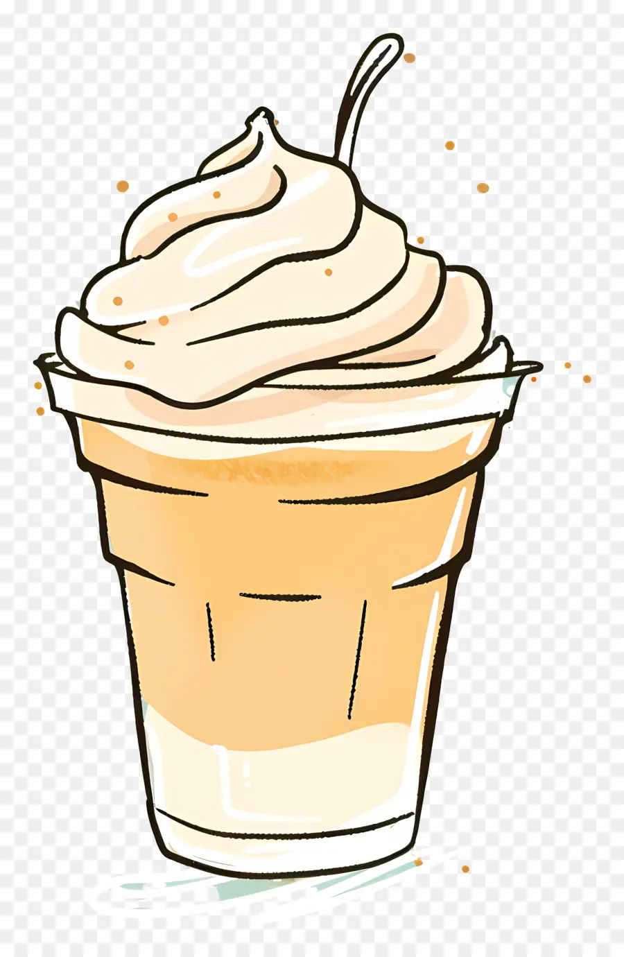 Café，Milk Shake PNG