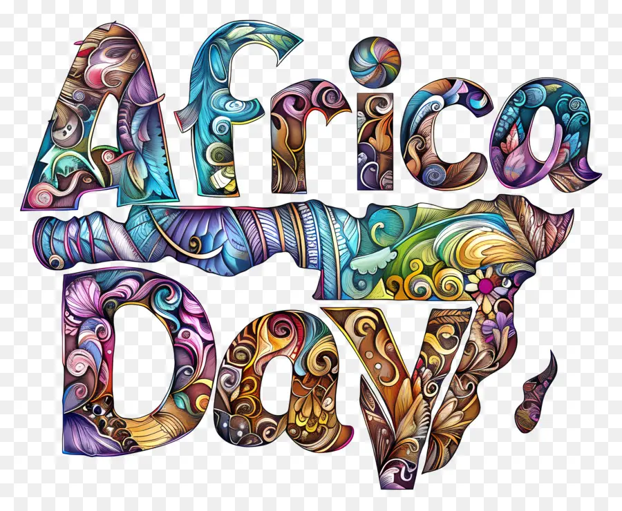 La Journée De L'afrique，Handdrawn PNG