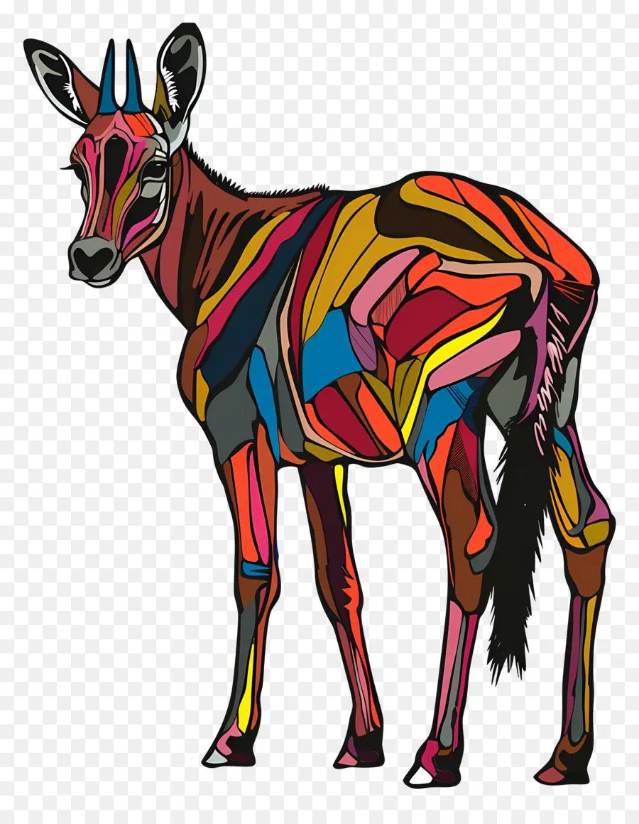 Okapi，Girafe PNG