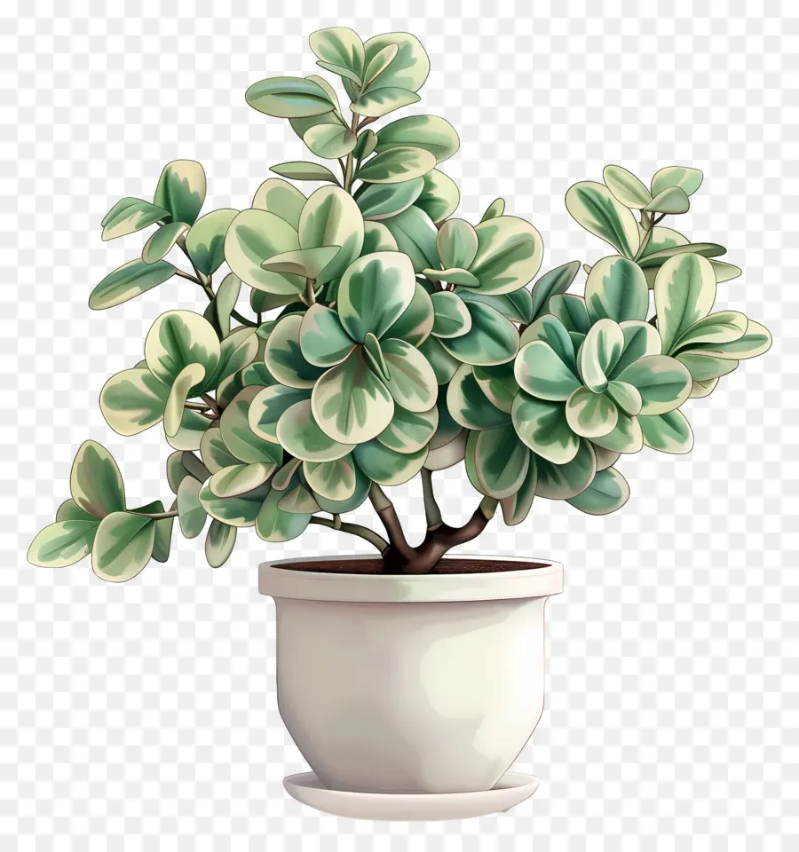 Plante De Jade Variée，Les Plantes D'intérieur PNG