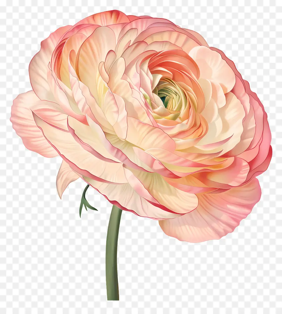 Fleur De Renoncule，Rose Rose PNG
