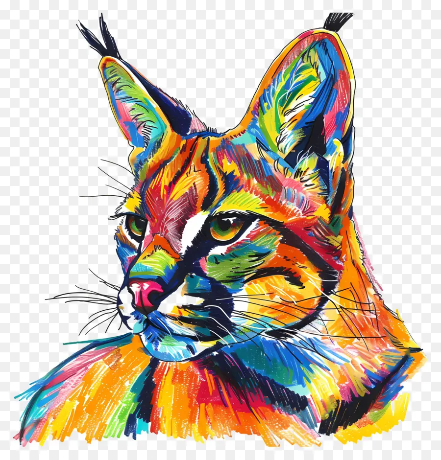 Caracal，Chat PNG