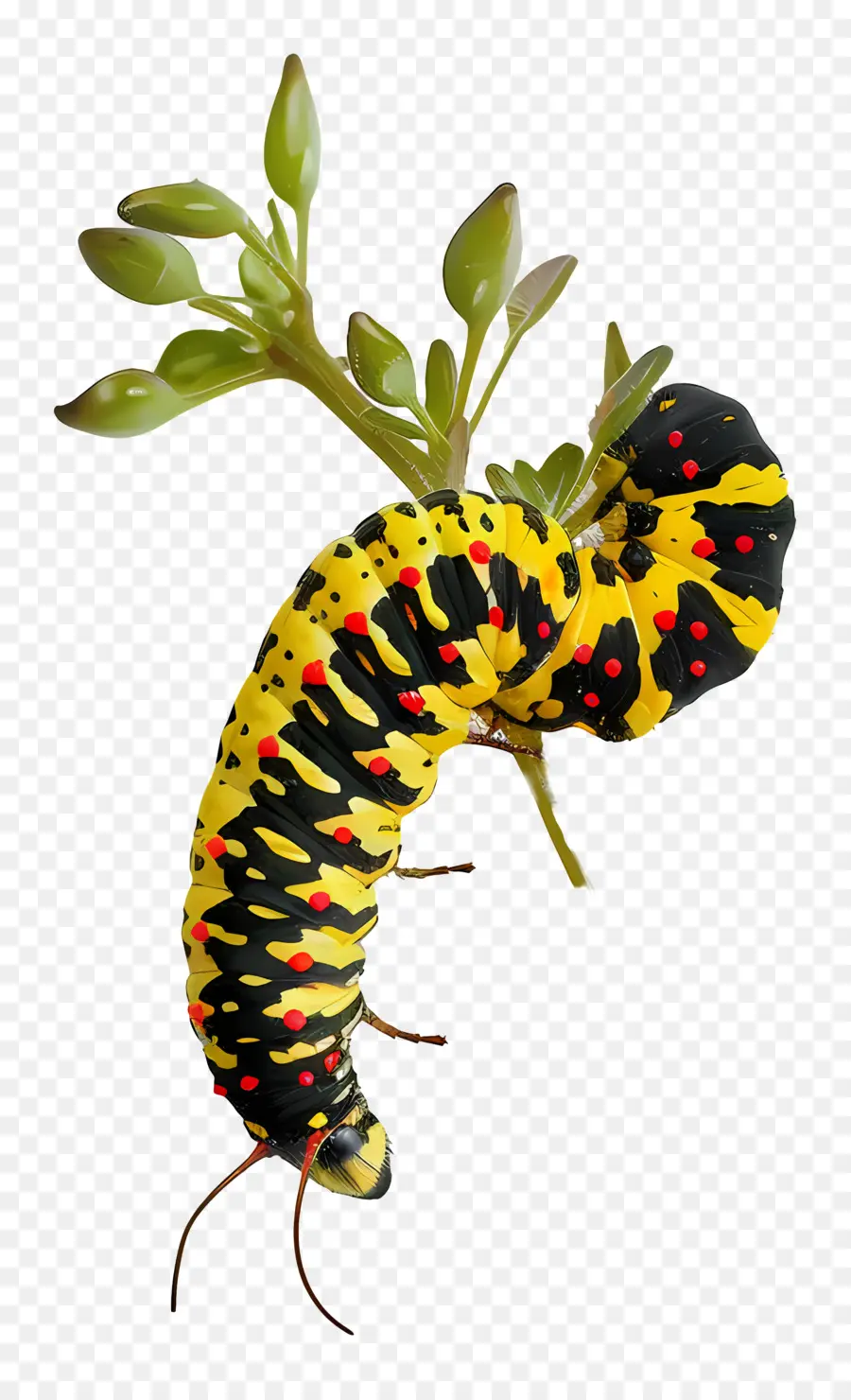 Caterpillar，Jaune PNG