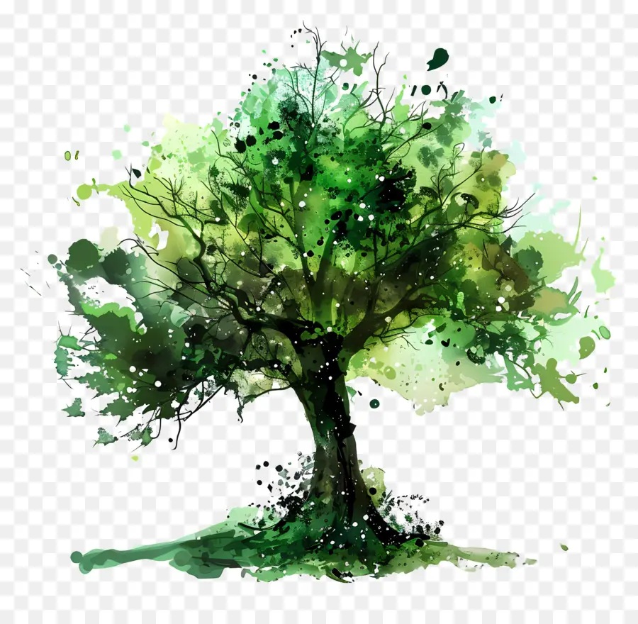 Arbre Vert，Feuilles PNG