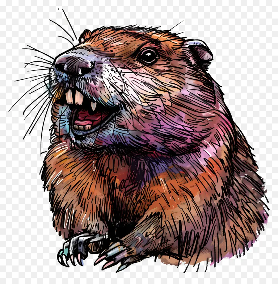 Castor，Marmotte PNG