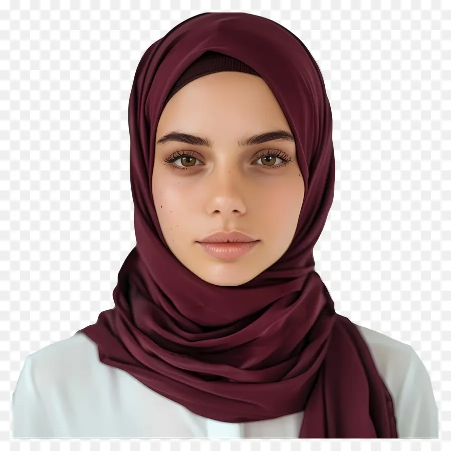 Hijab Fille，Hijab PNG