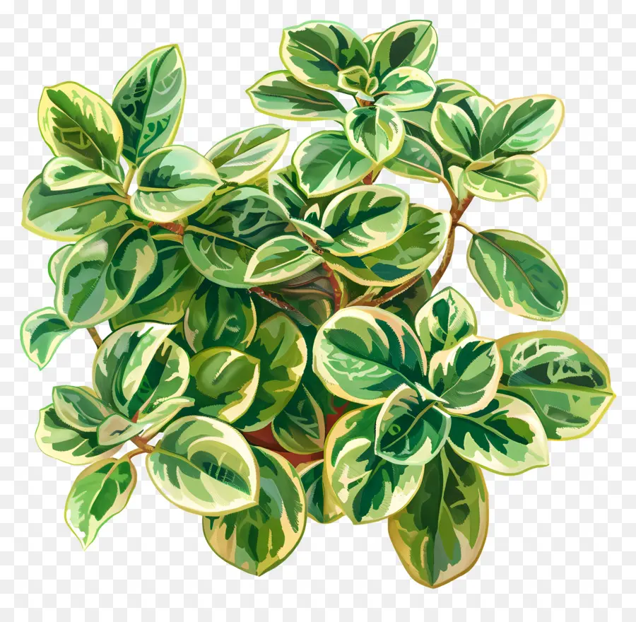 Plante De Jade Variée，Plante à Feuilles Vertes PNG