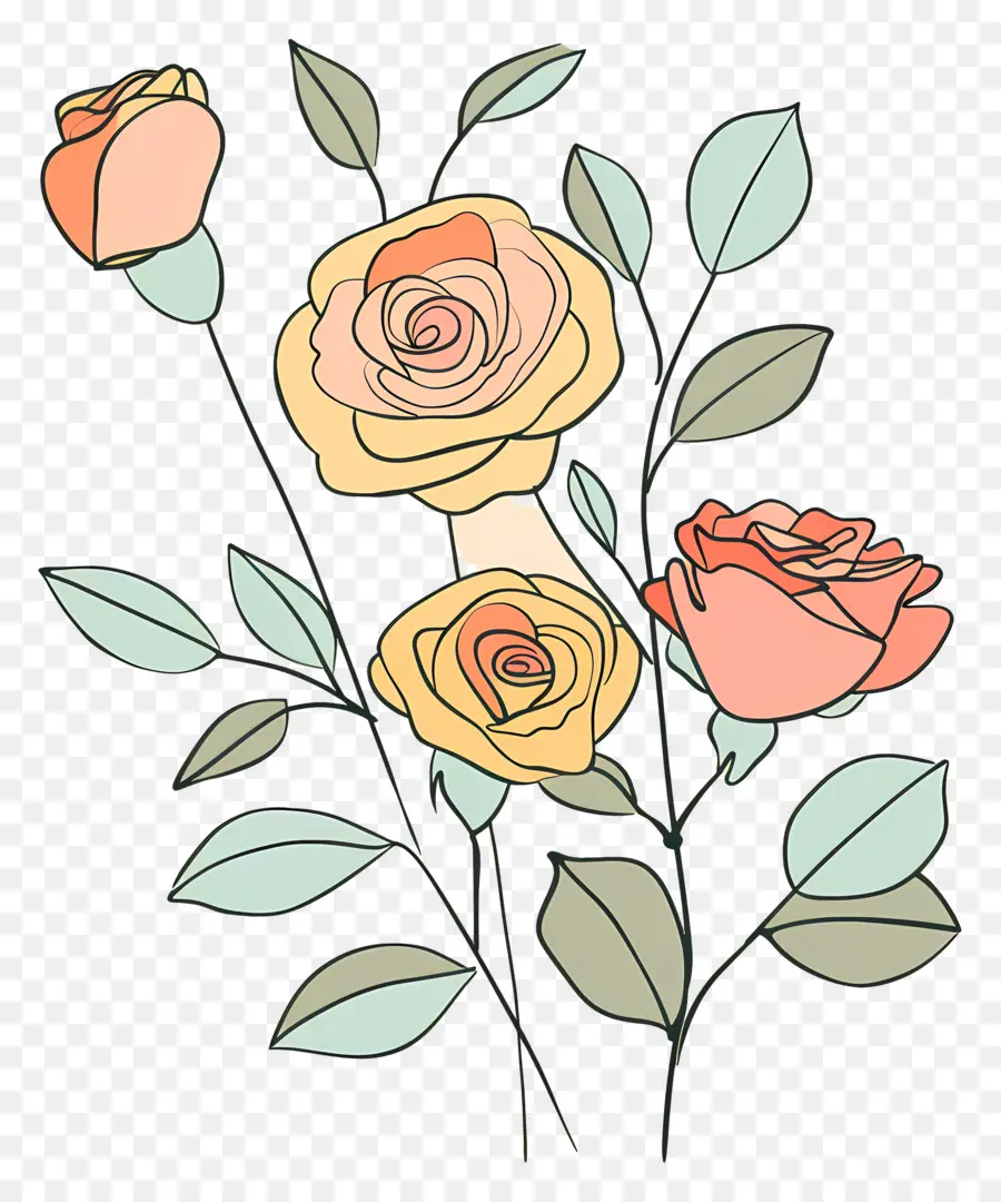 Roses，Bouquet PNG