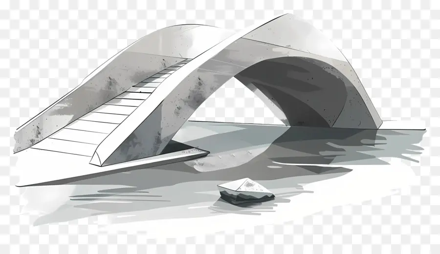 Pont En Béton，Pont Moderne PNG