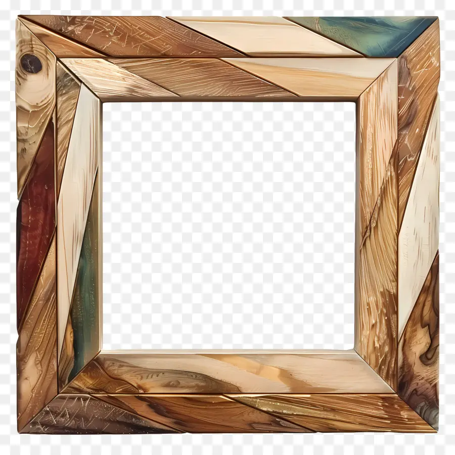 Cadre En Bois Rectangulaire，Cadre En Bois PNG