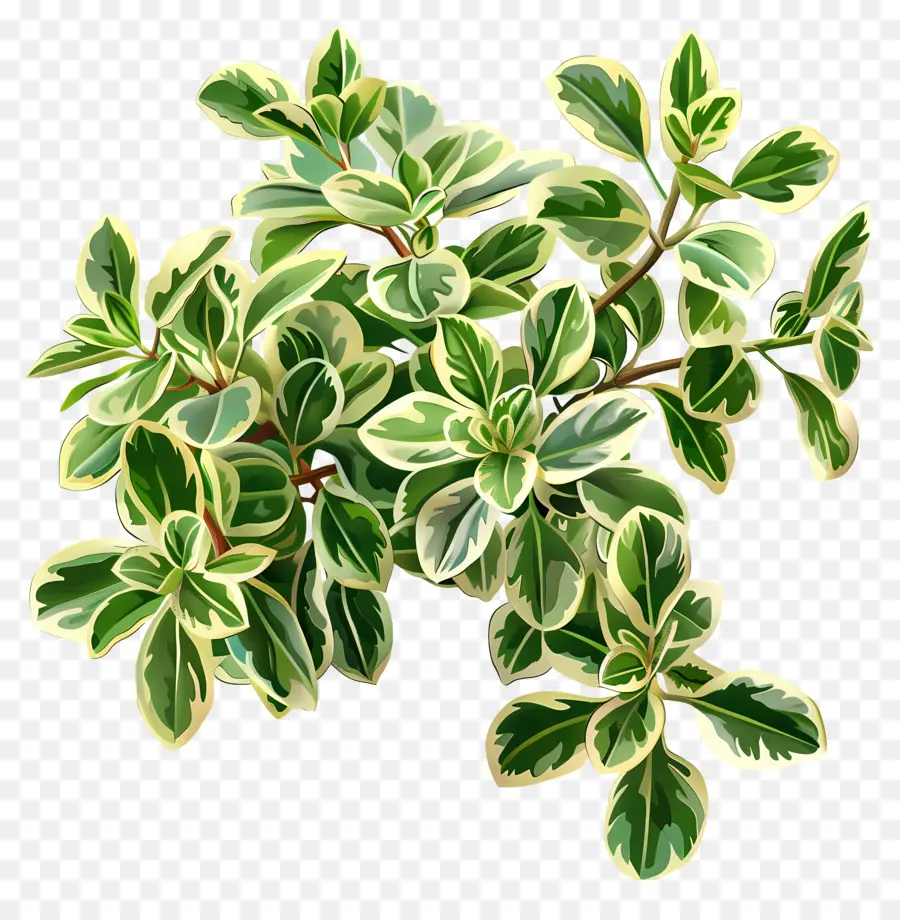 Plante De Jade Variée，Les Feuilles Des Plantes PNG