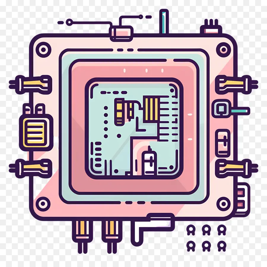 Semi Conducteur，Puce PNG