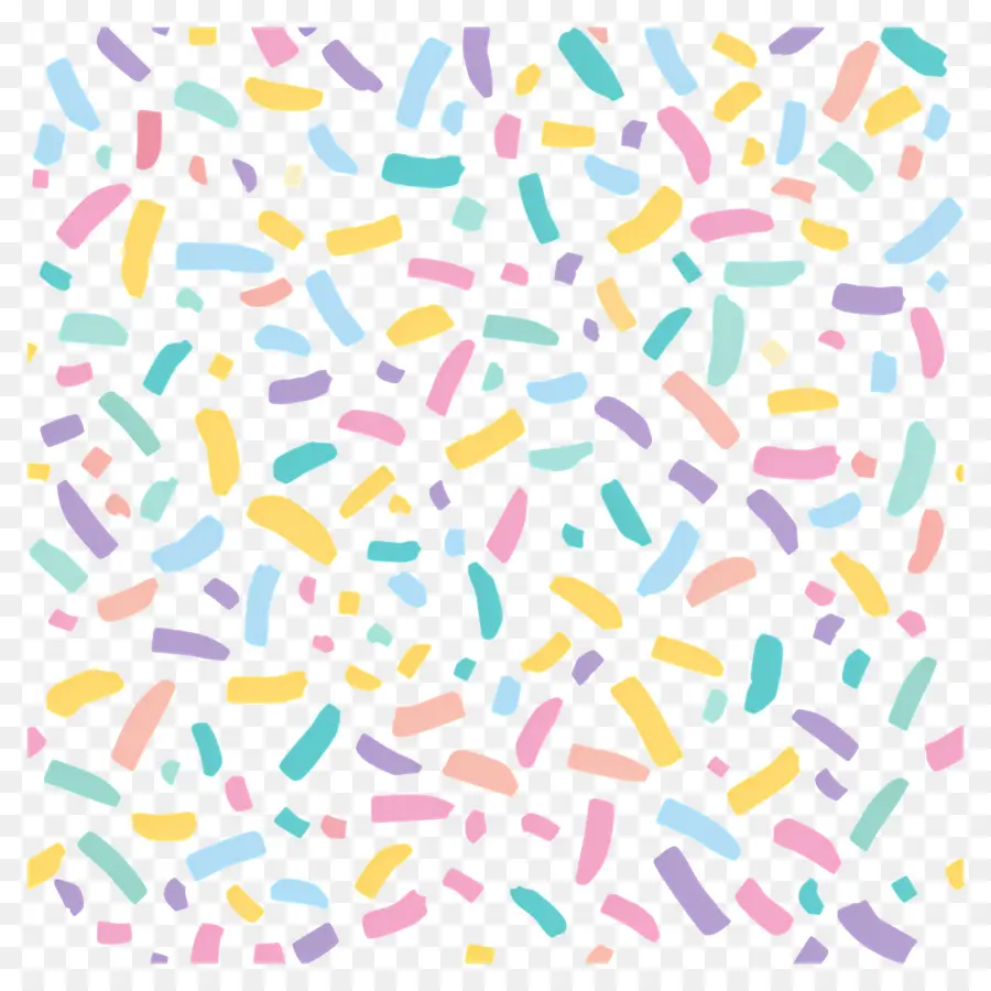 Confettis，Les Couleurs Pastel PNG