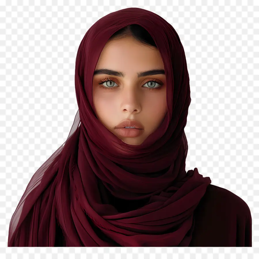 Hijab Fille，Femme En Hijab PNG