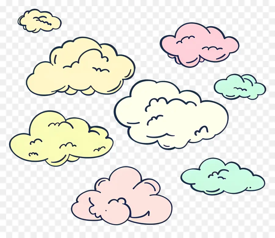 Les Nuages，Des Nuages Roses PNG