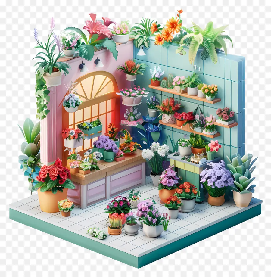 Boutique De Fleurs，Les Plantes D'intérieur PNG