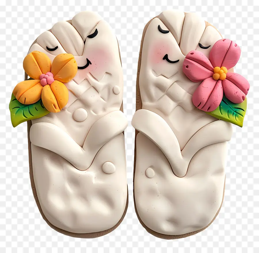 Flip Flop，Décoration Des Tongs PNG