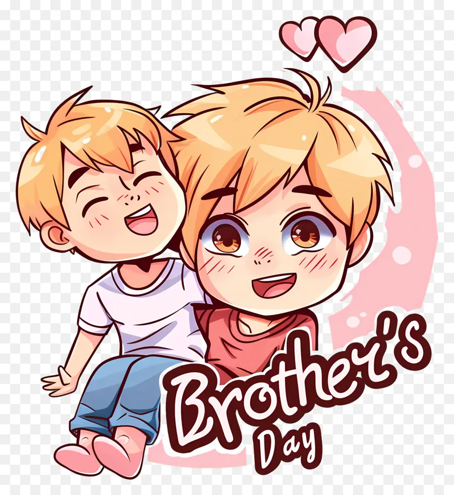 Journée Des Frères，Illustration De Dessin Animé PNG