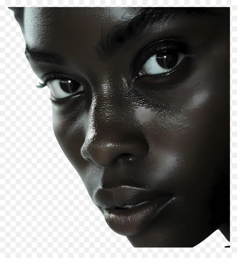 Femme Noire Face，Femme Afro Américaine PNG