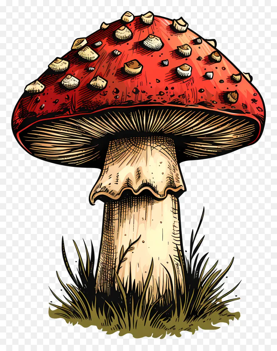 Champignon，Rouge PNG