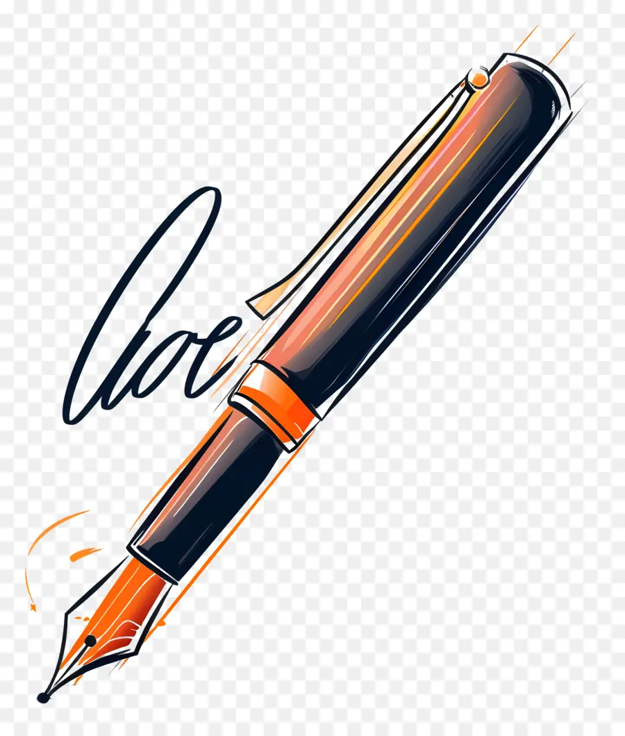 Signature，Stylo Plume PNG