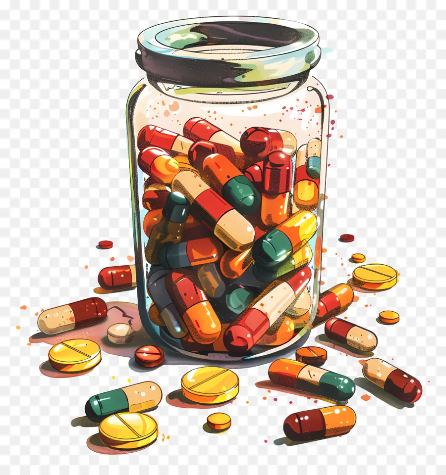 Médicaments，Pot PNG