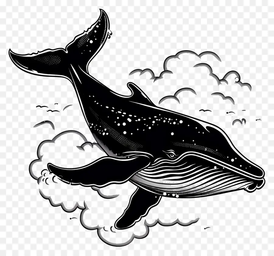 Baleine，Surréaliste PNG