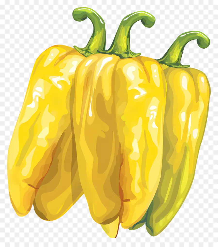 Poivrons Jaunes，Légume PNG