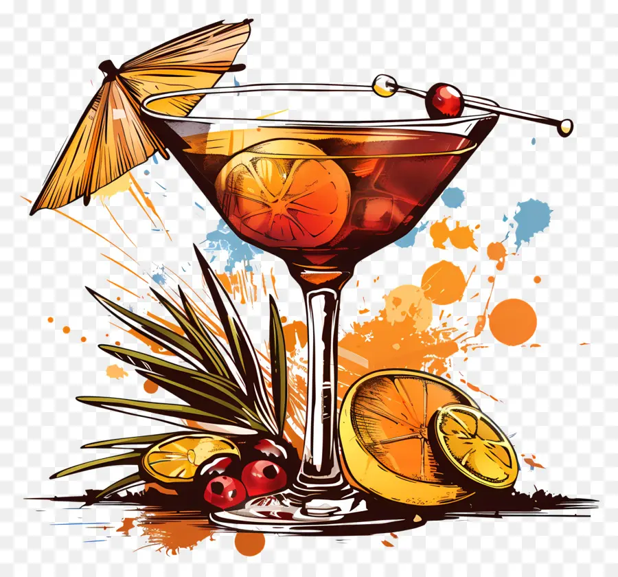 Cocktail，Verre PNG