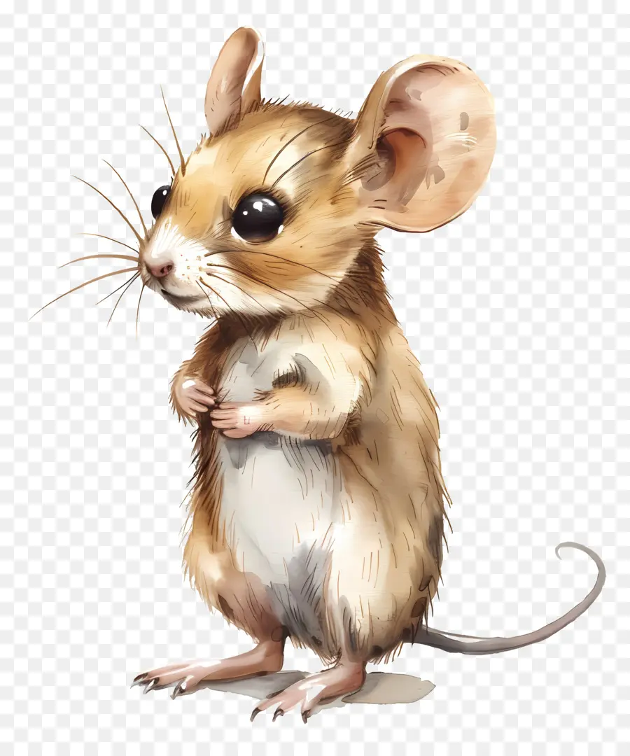 Souris，Peinture à L'aquarelle PNG