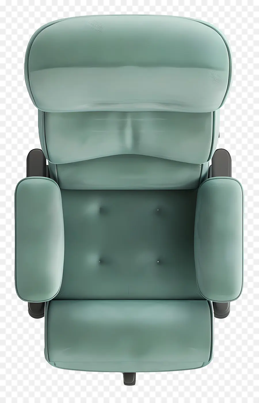 Chaise Vue De Dessus，Chaise Inclinable Verte PNG